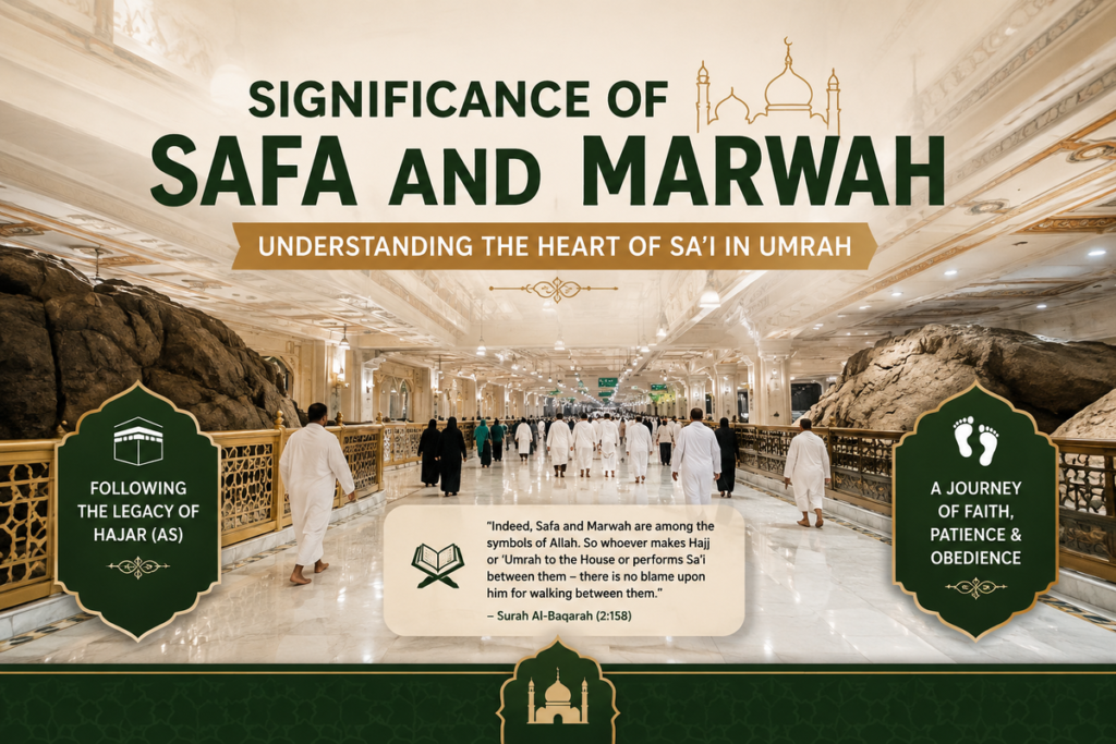 Significance of Safa and Marwah: Understanding the Heart of Sa'i in Umrah 1 Safa Marwa