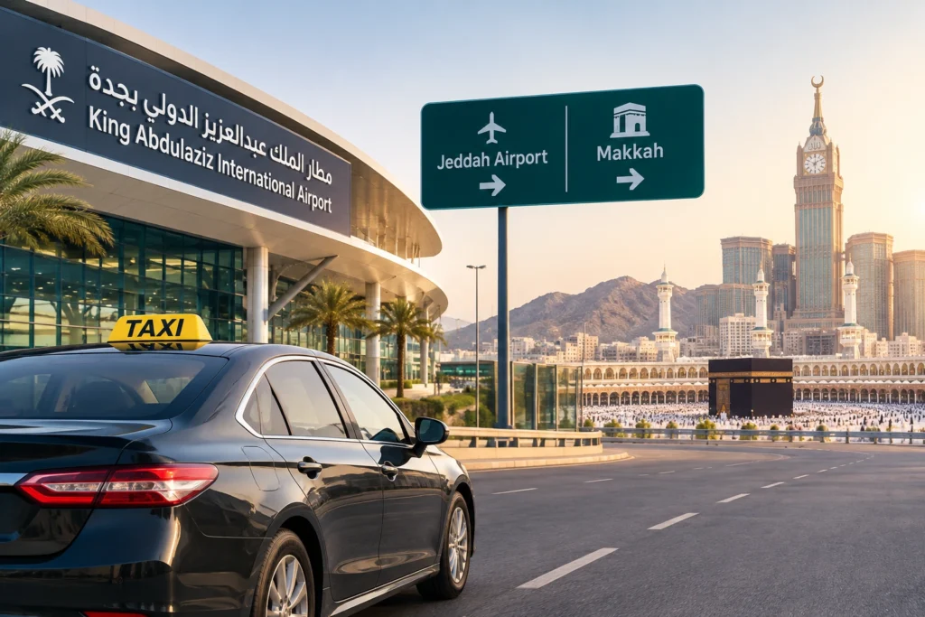 Jeddah Airport to Makkah Tax 1